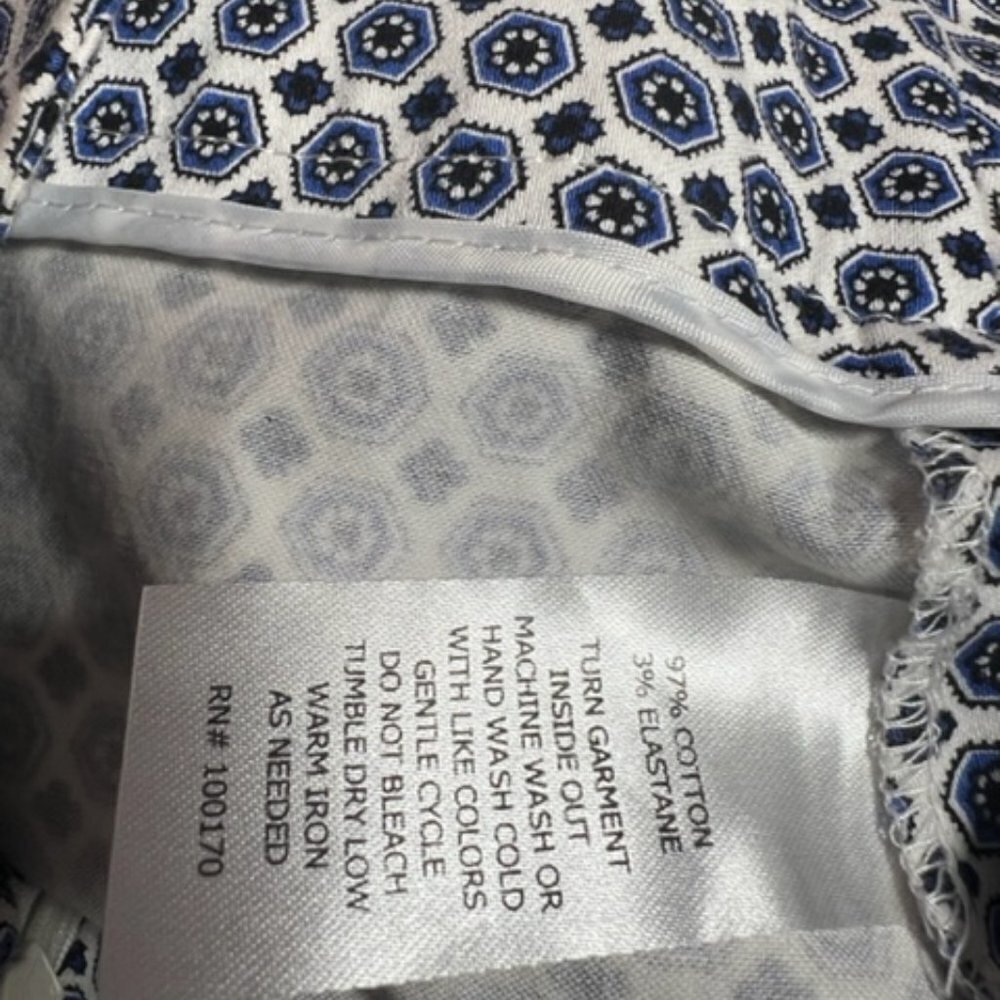 Womens White And Blue Donna Rico Skirt Size 10 - Picture 6 of 6